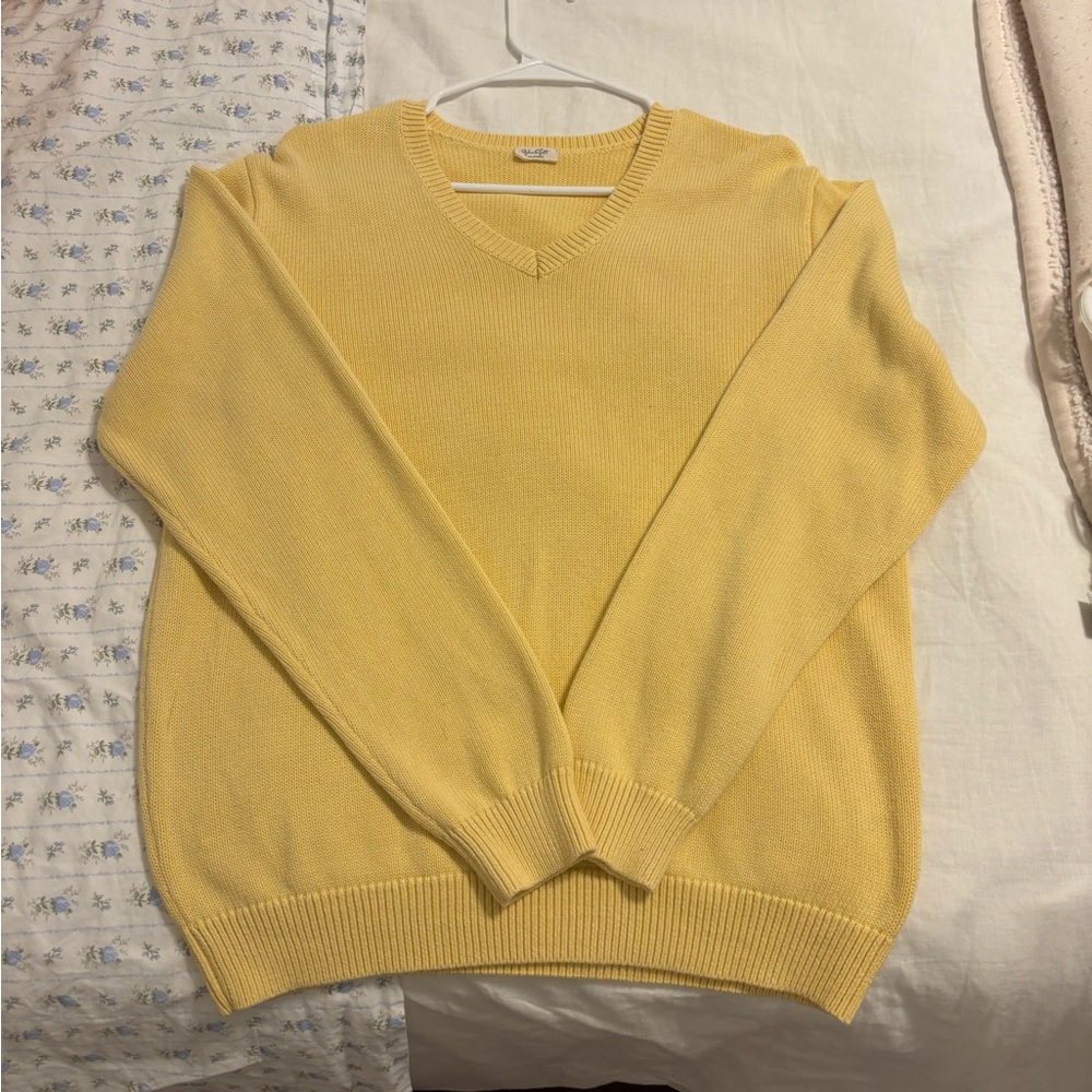 Brandy Melville Butter Yellow Sweater